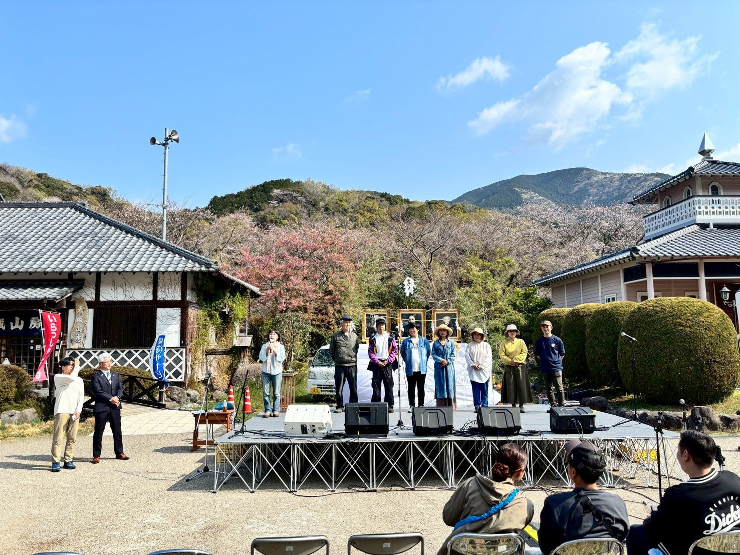 三聖まつりでBLOOM MATSUZAKIを発表し、サイトを公開しました