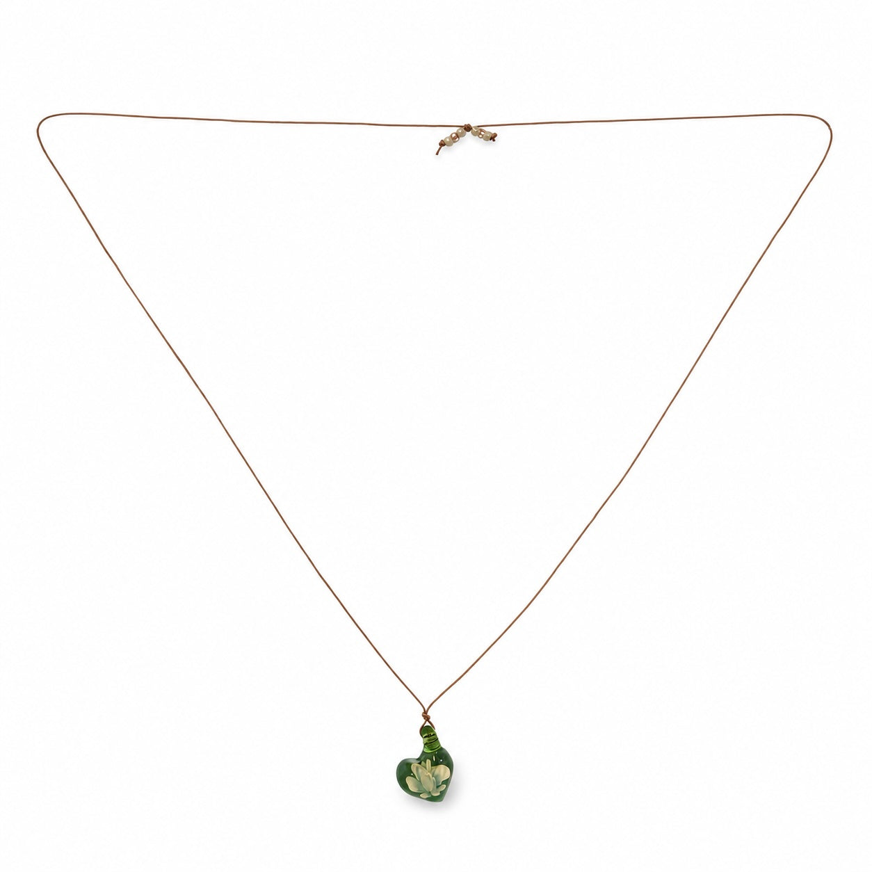 Euony-Glass ペンダント(SMALL) ハートE 全体