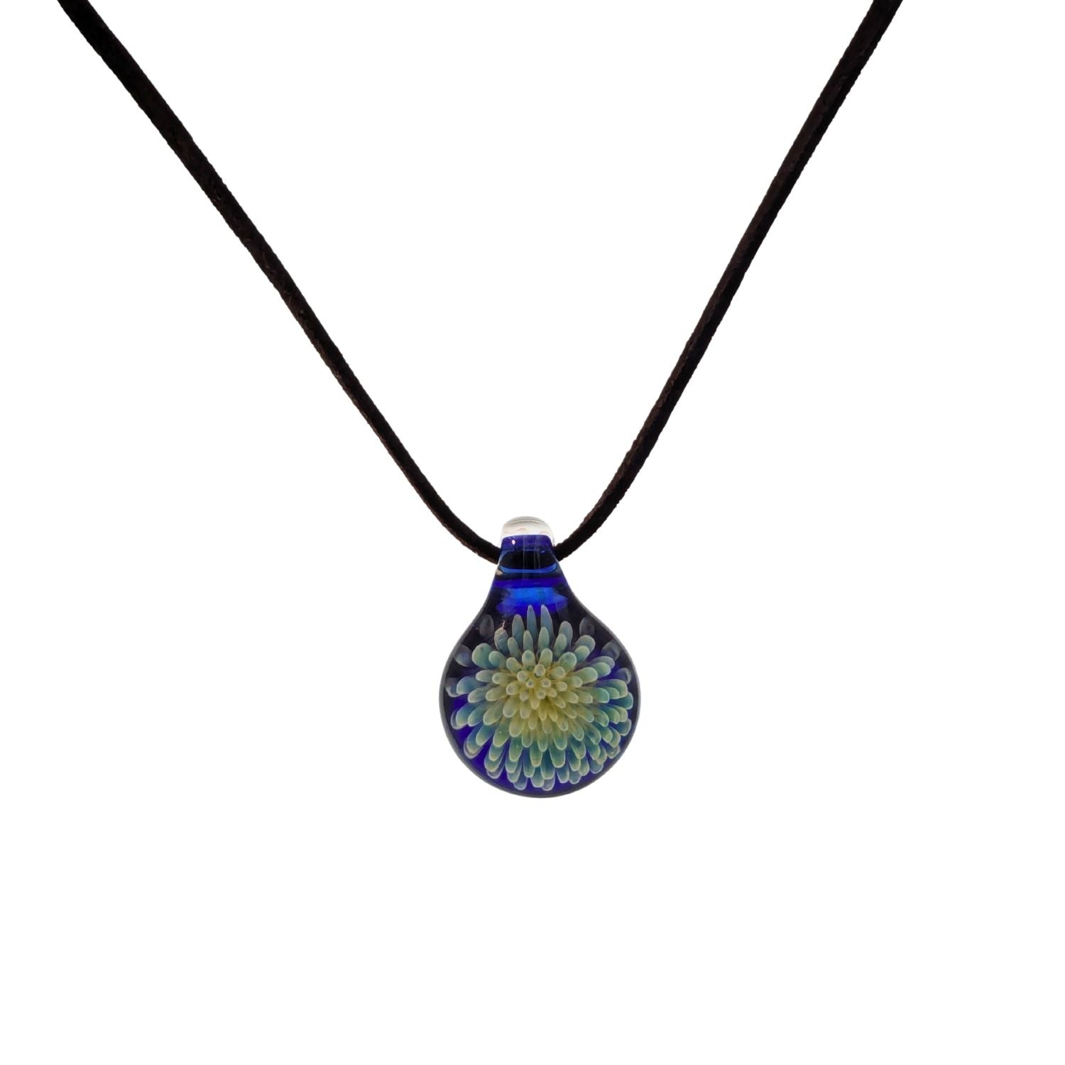 Euony-Glass ペンダント Flower Drop C