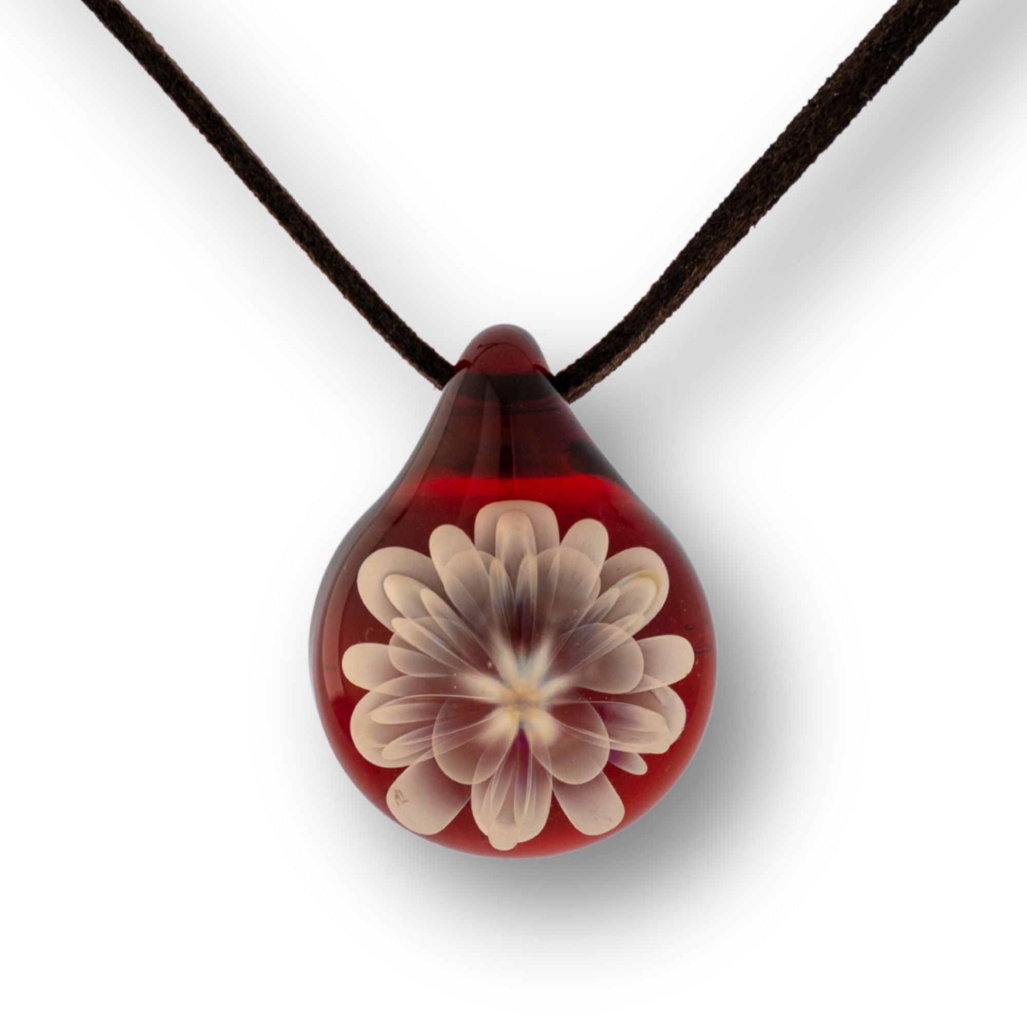 Euony-Glass ペンダント Flower Drop 松崎町の手作り工芸