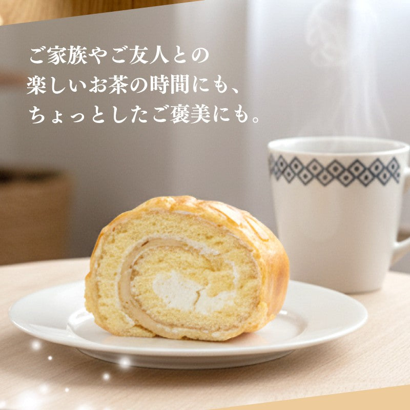 甘泉堂　抹茶ロールケーキ  & シューロールケーキ セット